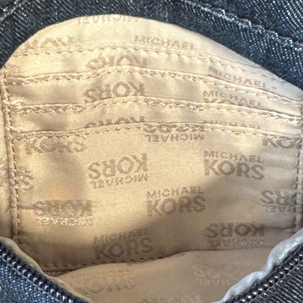 MICHAEL KORS Mini Denim Backpack - Picture 8 of 9